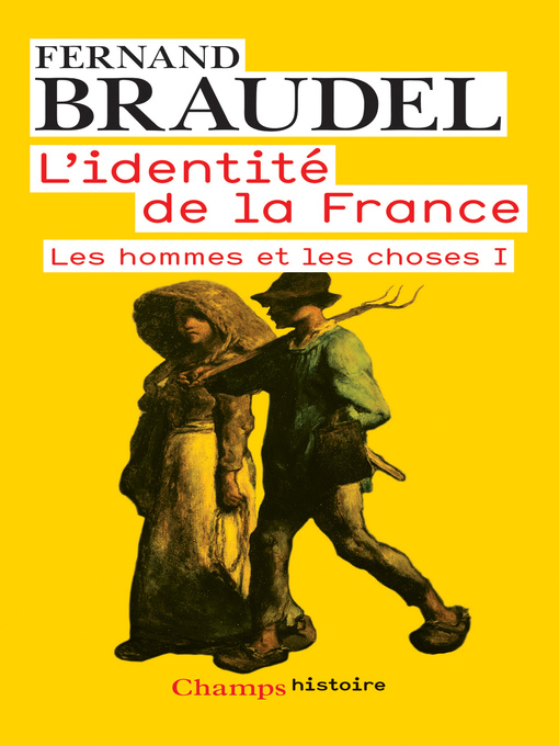 Cover image for L'Identité de la France, Tome 2